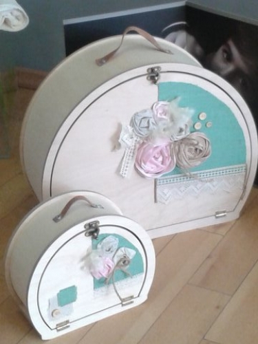 Hand-painted Wooden Toy Boxes