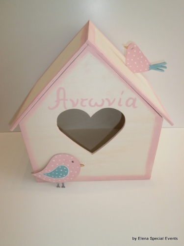 Hand-painted Wooden Toy Boxes