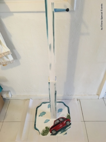 Hand Painted Wooden Hanger