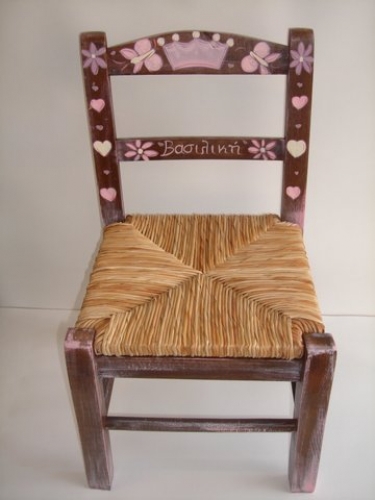 Hand-painted Children's chairs