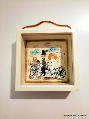 Hand-painted Wreath Box