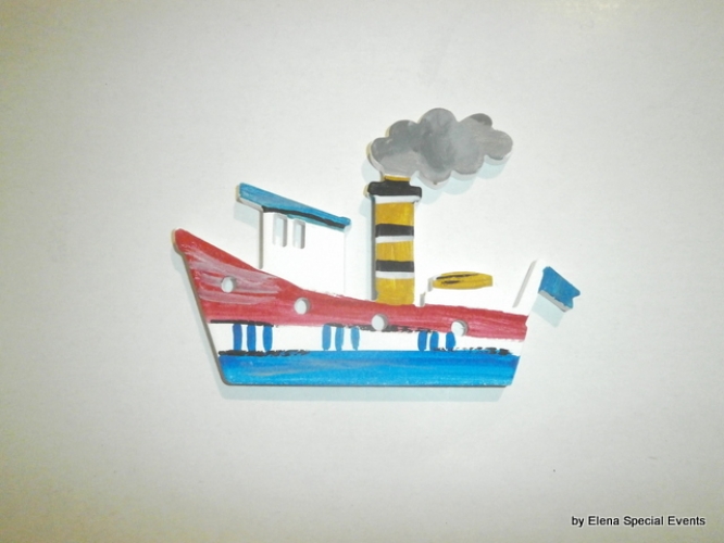 Hand-painted Wooden Themes for Wedding & Christening Favors