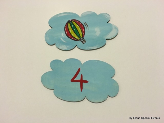 Hand-painted Wooden Themes for Wedding & Christening Favors