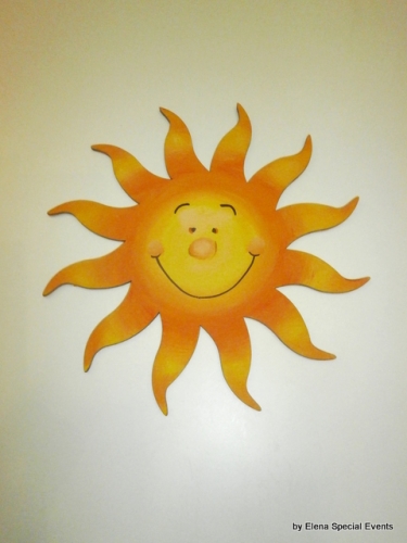 Hand painted Wooden Items for Christening Candles