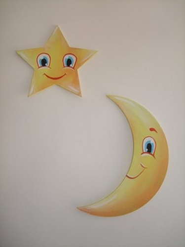 Hand-painted Wooden Themes for Christening Candles