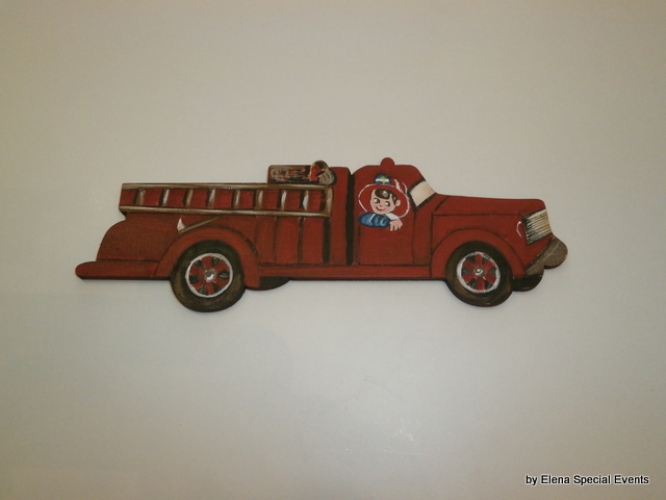 Hand-painted Wooden Themes for Christening Candles