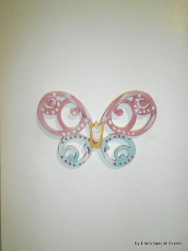 Hand-painted Wooden Themes for Wedding & Christening Favors