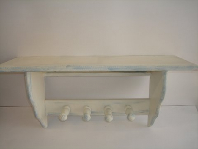 Χειροποίητη Ξύλινη Κρεμάστρα Καπελιέρα