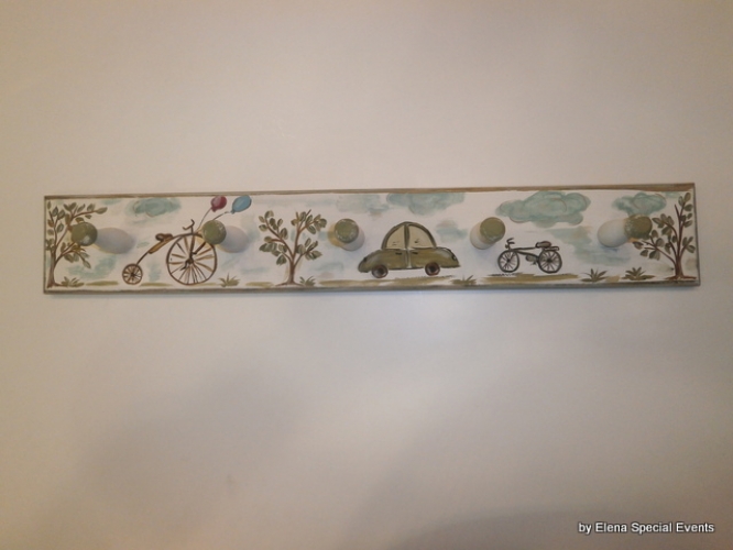 Χειροποίητη Ξύλινη Κρεμάστρα.