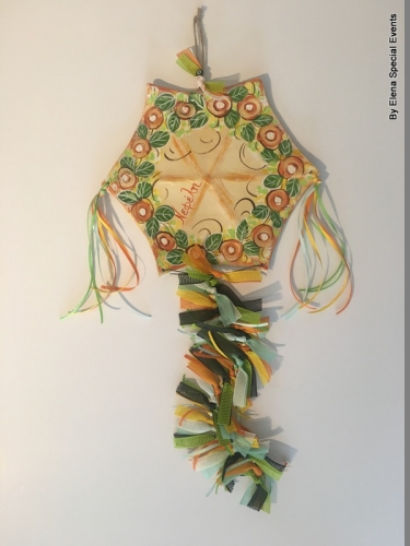 Hand-painted Ceramic Kite.