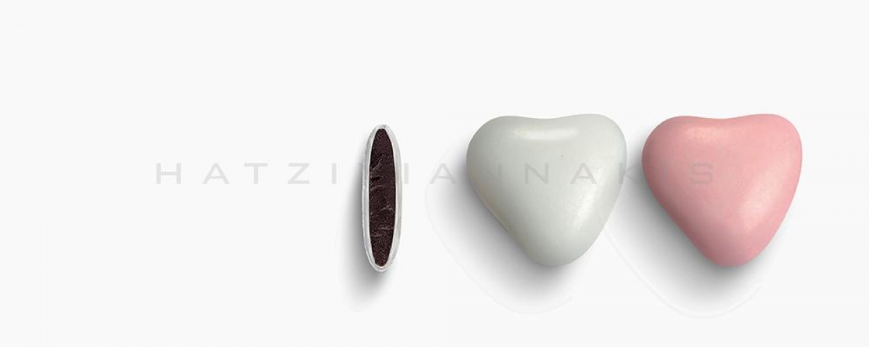 Chocolate Dragee Heart Hatziyiannakis 