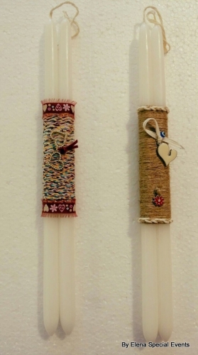 Hand Made Easter Candles.