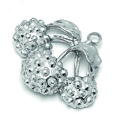 Metal Cherries for Christening Favors.