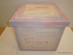 Hand-painted Wooden Toy Boxes