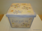 Hand-painted Wooden Toy Boxes