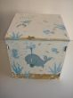 Hand-painted Wooden Toy Boxes