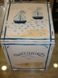 Hand-painted Wooden Toy Boxes