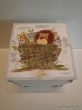 Hand-painted Wooden Toy Boxes