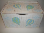 Hand-painted Wooden Toy Boxes