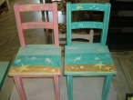 Hand-painted Children's chairs