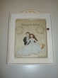 Hand-painted Wreath Box Groom & Bride