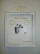 Hand-painted Wreath Box Groom & Bride