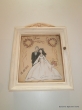 Hand-painted Wreath Box Groom & Bride