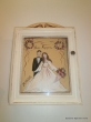 Hand-painted Wreath Box Groom & Bride