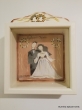 Hand-painted Wreath Box Groom & Bride
