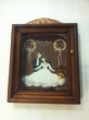 Hand-painted Wreath Box Groom & Bride