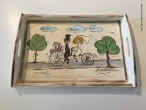 Hand-painted Wedding Tray