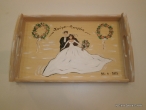 Hand-painted Wedding Tray