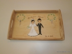 Hand-painted Wedding Tray