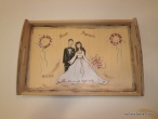 Hand-painted Wedding Tray