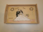 Hand-painted Wedding Tray