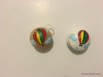 Hand-painted Wooden Yoyos for Christening Favors