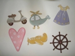 Hand-painted Wooden Themes for Wedding & Christening Favors