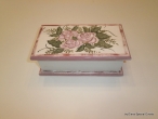 Hand-painted Wooden jewelry box.