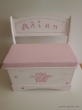 Hand-painted Wooden Toy Boxes
